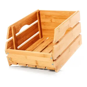 Blumfeldt Kutija za slaganje, izrađena od bambusa, dobre cirkulacije zraka, složiva, 27 × 20,5 × 38 cm