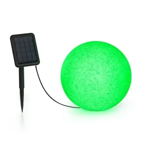 Blumfeldt Shinestone Solar 30, kuglasta svjetiljka, solarna ploča, Ø 30 cm, RGB-LED, IP68, baterija