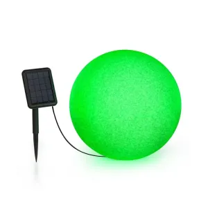 Blumfeldt Shinestone Solar 40, kuglasta svjetiljka, solarna ploča, Ø 40 cm, RGB-LED, IP68, baterija