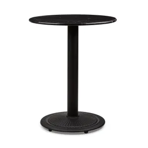 Blumfeldt Patras Pearl, bistro stol, u stilu secesije, mramor, Ø 60 cm, visina 75 cm, lijevano željezo #3246