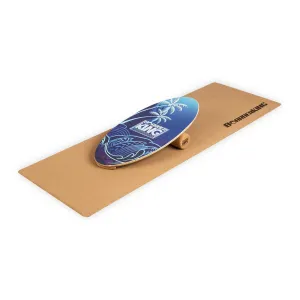 BoarderKING Indoorboard Allrounder, daska za balans, podloga, valjak, drvo / pluto #3441