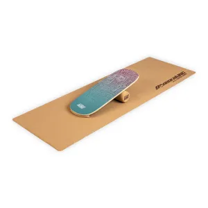 BoarderKING Indoorboard Flow, daska za ravnotežu, podloga, valjak, drvo / pluta