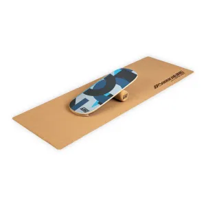 BoarderKING Indoorboard Flow, daska za ravnotežu, podloga, valjak, drvo / pluta #4831