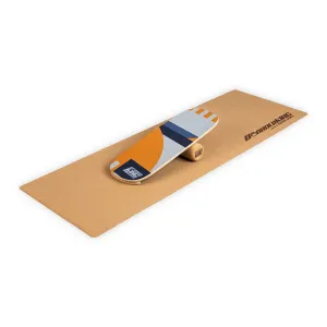 BoarderKING Indoorboard Flow, daska za ravnotežu, podloga, valjak, drvo / pluta #4836