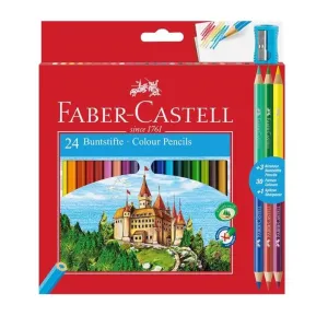 Bojice Faber-Castell šesterokutne / set od 24 boje (bojice za)