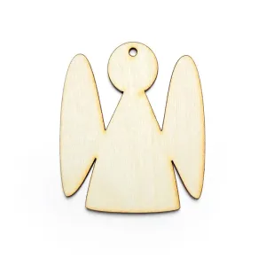 Drveni ukras za dekupaž za kačenje - Anđeo (drveni proizvodi)