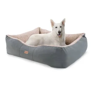 Brunolie Emma, košara za psa, perivo, protuklizno, prozračno, dvostrani madrac, jastuk, veličina L (100 × 30 × 90 cm)