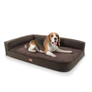 Brunolie Odin, krevet za psa, podloga za psa, periva, ortopedska, protuklizna, prozračna, memorijska pjena, veličina S (80 × 10 × 60 cm)