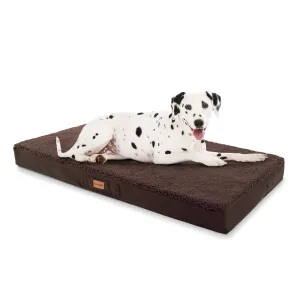 Brunolie Balu, podloga za psa, jastuk za psa, perivi, ortopedski, protuklizni, prozračna memorijska pjena, veličina XL (120 × 10 × 72 cm) #3687
