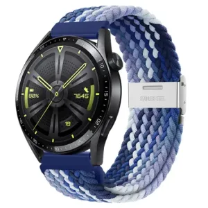 BStrap Elastic Nylon 2 remen za Huawei Watch 3 / 3 Pro, blueberry