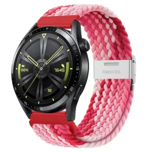 BStrap Elastic Nylon 2 remen za Huawei Watch 3 / 3 Pro, strawberry