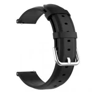 BStrap Leather Lux remen za Huawei Watch 3 / 3 Pro, black