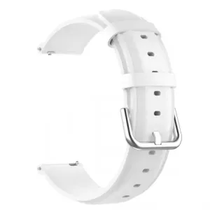 BStrap Leather Lux remen za Huawei Watch 3 / 3 Pro, white