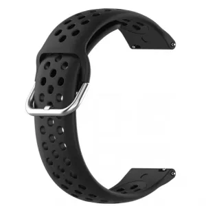 BStrap Silicone Dots remen za Huawei Watch 3 / 3 Pro, black