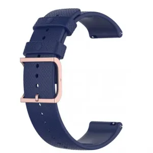 BStrap Silicone Rain remen za Huawei Watch 3 / 3 Pro, dark blue