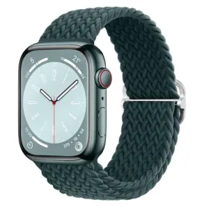 BStrap Elastic Nylon remen za Apple Watch 38/40/41mm, rainforest green
