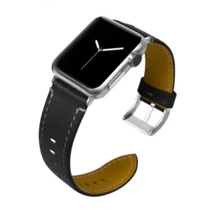 BStrap Leather Italy remen za Apple Watch 38/40/41mm, Black
