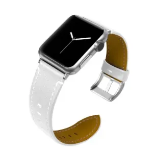 BStrap Leather Italy remen za Apple Watch 38/40/41mm, White