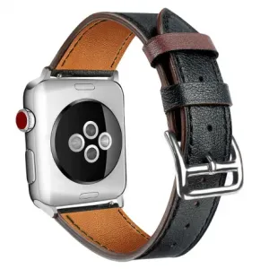 BStrap Leather Rome remen za Apple Watch 38/40/41mm, Black