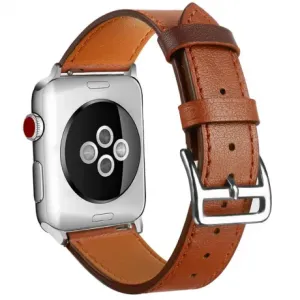 BStrap Leather Rome remen za Apple Watch 38/40/41mm, Brown