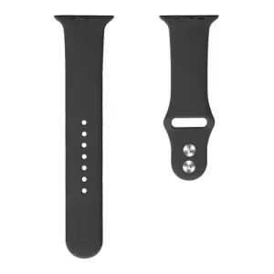 BStrap Soft Silicone remen za Apple Watch 38/40/41mm, Black