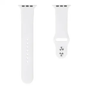 BStrap Soft Silicone remen za Apple Watch 38/40/41mm, White