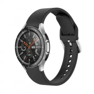 Bstrap Silicone remen za Samsung Galaxy Watch 4 / 5 / 5 Pro / 6, black