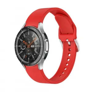 Bstrap Silicone remen za Samsung Galaxy Watch 4 / 5 / 5 Pro / 6, red