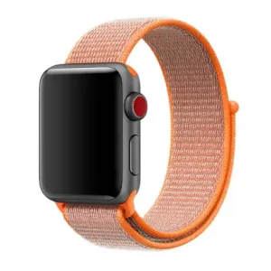 BStrap Nylon remen za Apple Watch 42/44/45mm, Orange