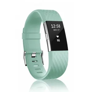 BStrap Silicone Diamond (Small) remen za Fitbit Charge 2, light teal