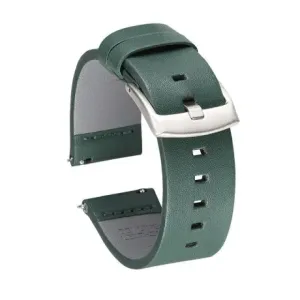 BStrap Fine Leather remen za Garmin Venu 2S, green