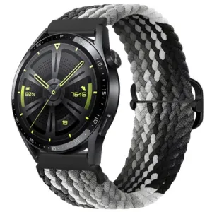 BStrap Elastic Nylon remen za Huawei Watch GT/GT2 46mm, black qiao