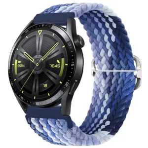 BStrap Elastic Nylon remen za Huawei Watch GT/GT2 46mm, blueberry
