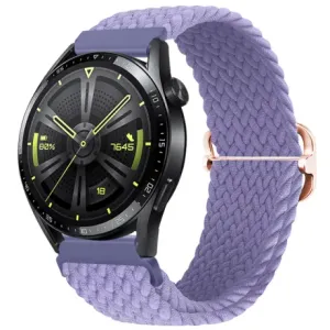 BStrap Elastic Nylon remen za Huawei Watch GT/GT2 46mm, lavender
