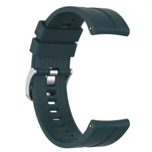 BStrap Silicone Cube remen za Huawei Watch GT 42mm, dark green