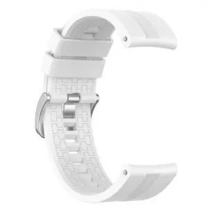BStrap Silicone Cube remen za Huawei Watch GT 42mm, white