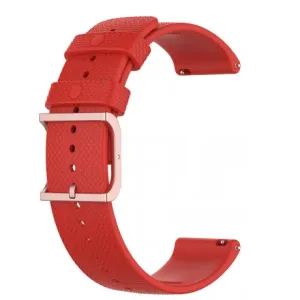 BStrap Silicone Rain remen za Huawei Watch GT 42mm, red