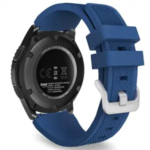 BStrap Silicone Sport remen za Huawei Watch GT 42mm, dark blue