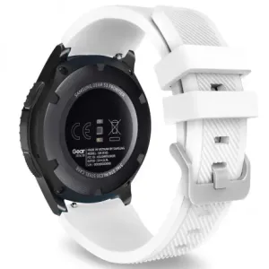 BStrap Silicone Sport remen za Huawei Watch GT 42mm, white