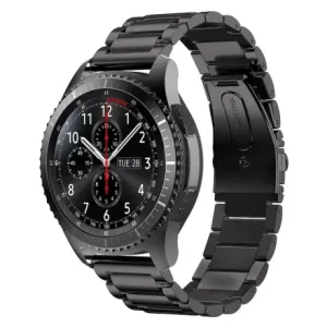 BStrap Stainless Steel remen za Huawei Watch GT/GT2 46mm, black #371879