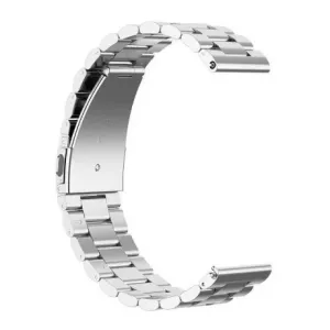 BStrap Stainless Steel remen za Huawei Watch GT/GT2 46mm, silver #370368