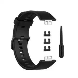 BStrap Silicone remen za Huawei Watch Fit, black