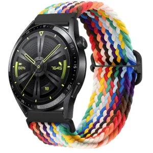 BStrap Elastic Nylon remen za Huawei Watch GT2 42mm, rainbow
