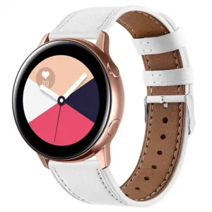 BStrap Leather Italy remen za Huawei Watch GT2 42mm, white