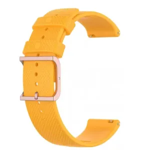 BStrap Silicone Rain remen za Huawei Watch GT2 42mm, yellow