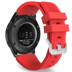 BStrap Silicone Sport remen za Huawei Watch GT3 46mm, red