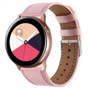 Bstrap Leather Italy remen za Samsung Galaxy Watch Active 2 40/44mm, pink