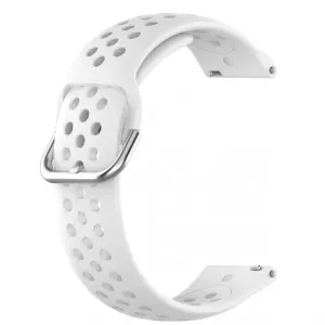 Bstrap Silicone Dots remen za Samsung Galaxy Watch Active 2 40/44mm, white