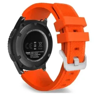 BStrap Silicone Sport remen za Samsung Galaxy Watch 3 45mm, grep orange