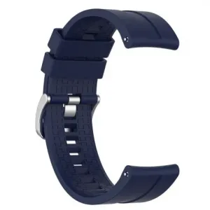 BStrap Silicone Cube remen za Samsung Galaxy Watch 3 45mm, dark blue